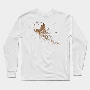 Coffee Jellyfish Long Sleeve T-Shirt